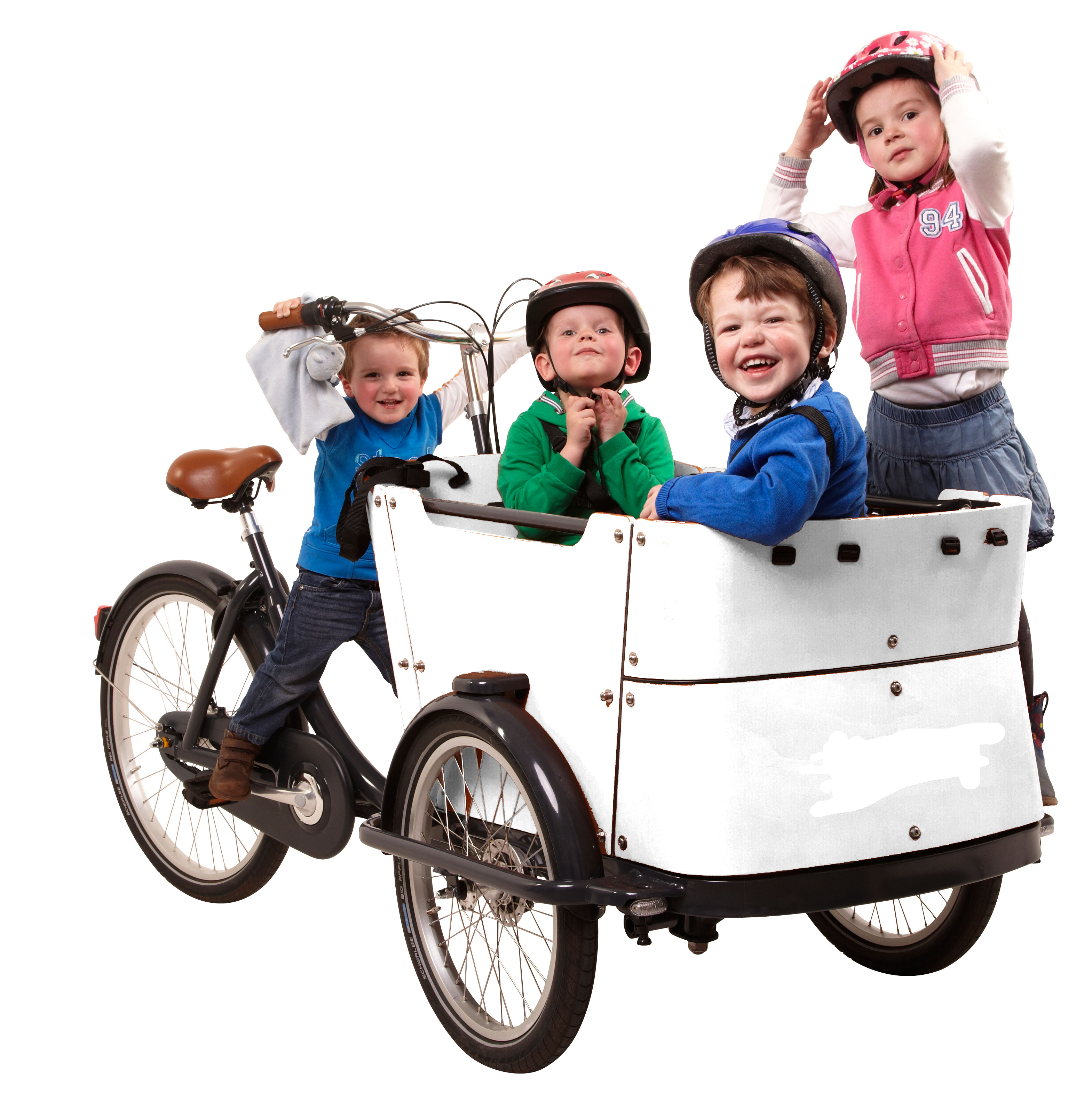 Fahrradanhänger für Transport von Kindern und Gütern